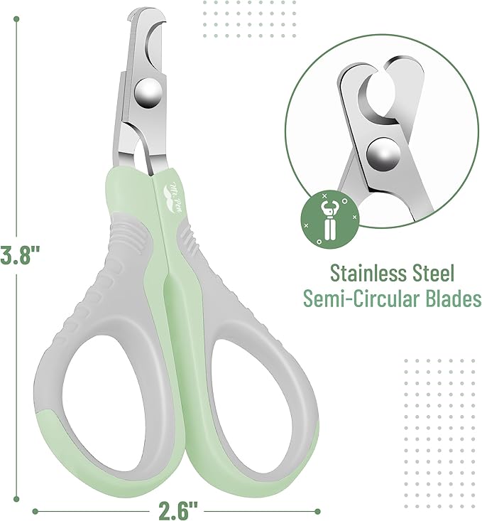 Mr. Pen- Cat Nail Clipper, Pastel Green, Cat Nail Trimmer, Cat Nail Clippers, Cat Claw Clippers, Cat Clippers for Nails, Pet Nail Clippers, Kitten Nail Clipper, Small Dog Nail Clipper Cat Claw Trimmer