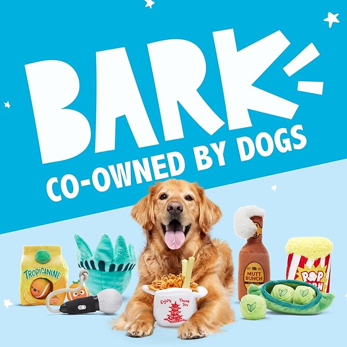Barkbox Dog Toys – Barker’s Dozen Donuts Plush 4 in 1 Multi Part Interactive Dog Toy for Dogs & Puppies – Small