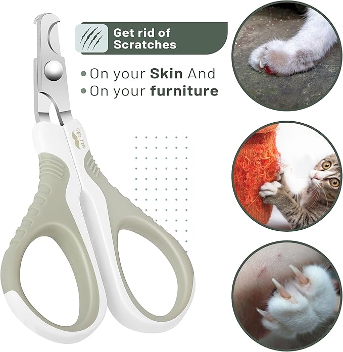 Mr. Pen Cat Nail Trimmer - Light Beige, Also Suitable for Kittens and Small Dogs - Cat Claw Trimmer