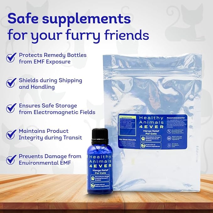 HA4E - Mange Relief for Cats - Treatment for Itchiness, Scabs, & Hair Loss Caused by Mites - All-Natural, Homeopathic, Non-GMO, Organic, Gluten, Preservative & Chemical Free - 300 Tablets