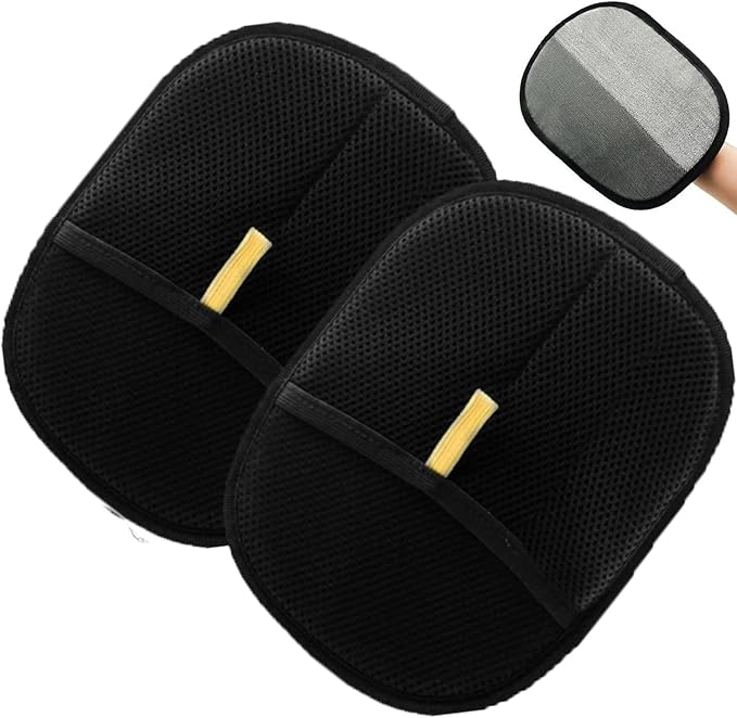 2Pcs Pet Hair Remover Glove, 2025 New Upgrade Electrostatic Gloves Pet Hair Removal ， Reusable Pet Hair Remover Glove，Gloves for Furniture Bed Sheets Couch Clothes Carpet Car Seat