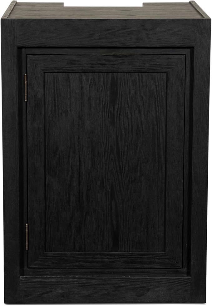 75G 75 Gallon Starfire Rimless SC Aquariums 36x24x20 12mm Pnp System with Black Wood Cabinet