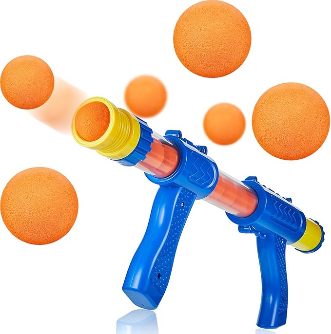 Frienda 24 Pieces Refill Balls Soft Orange Foam Balls Refills Approx 1. 1 Inch in Diameter, Soft Small Light Cat Ball Toys