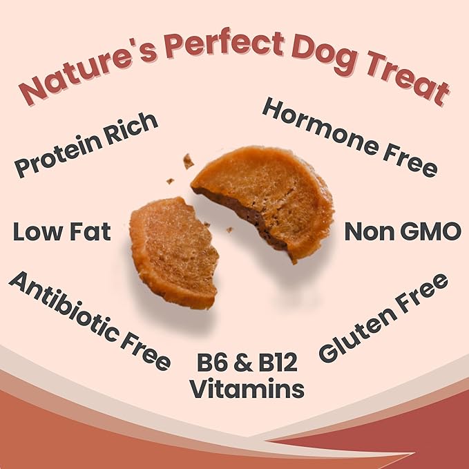 Farm To Pet Dog Training Treats, Healthy Turkey Chips for Dogs - 4 oz, 100% Human Grade Turkey Breast, All Natural, Single Ingredient, Low Allergen Treats for Dogs and Puppies, Made in USA