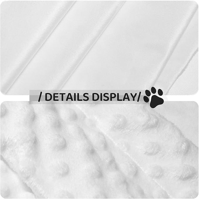 Double Sided Pet Throw for Dogs Who Shed, Blossom Japanese Cherry, Reversible Blanket with Nubby Dot Side Catches Loose Fur for Easier Furniture Cleanup