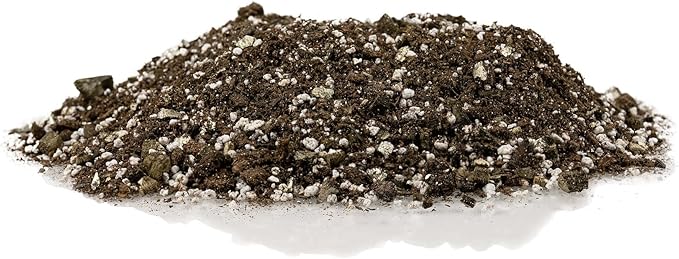 Premium African Violets and Gesneriad Premium Soil Mix by Gardenera - Horticultural Perlite (25%) + Vermiculite (25%) + Sphagnum Peat Moss (50%) - Made in USA - (1 Quart Bag)