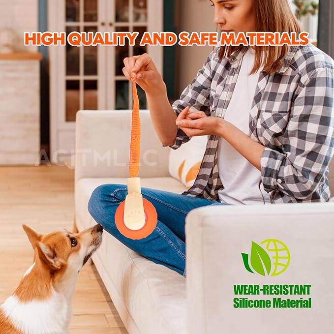 2025 New Interactive Cat Toy, Automatic Moving Cat Ball Toy with Tail, Rechargeable Smart Chase Pet Toy Ball, Stimulation Toys for Indoor Cats Exercise (Blue)