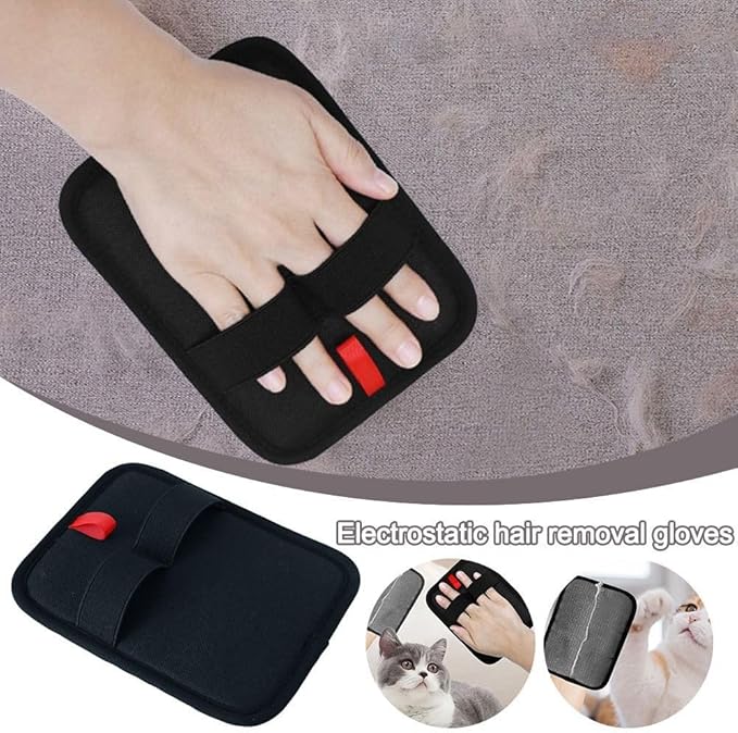 Pet Hair Removal Glove, Electrostatic Pet Hair Removal Gloves, 2025 Newly Upgraded, Reusable Hair Remover for Couch, Furniture, Carpet,Car Seat, Animal Fur Removal Tool, 1-PCS