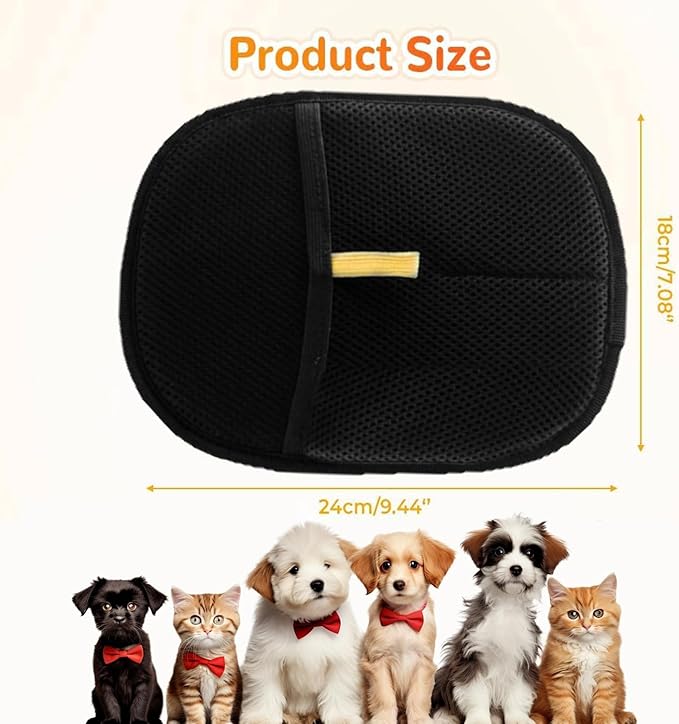 2Pcs Pet Hair Remover Glove, 2025 New Upgrade Electrostatic Gloves Pet Hair Removal ， Reusable Pet Hair Remover Glove，Gloves for Furniture Bed Sheets Couch Clothes Carpet Car Seat