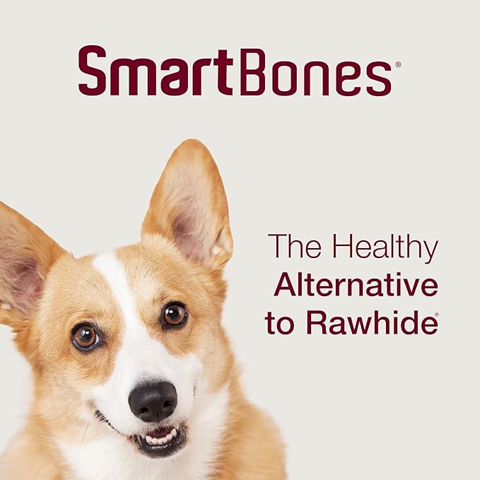 SmartBones Mini Chews with Real Chicken 32 Count, Rawhide-Free Chews for Dogs