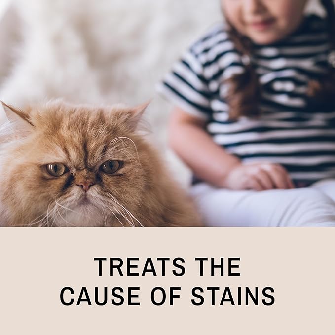 Eye Envy Tear Stain Remover Solution for Cats. 100% Natural, Safe. Treats The Cause of Stains. Recommended by Breeders, Vets, Groomers. Remove Eye Stains from Persians and Exotics. 2 oz. Made in USA