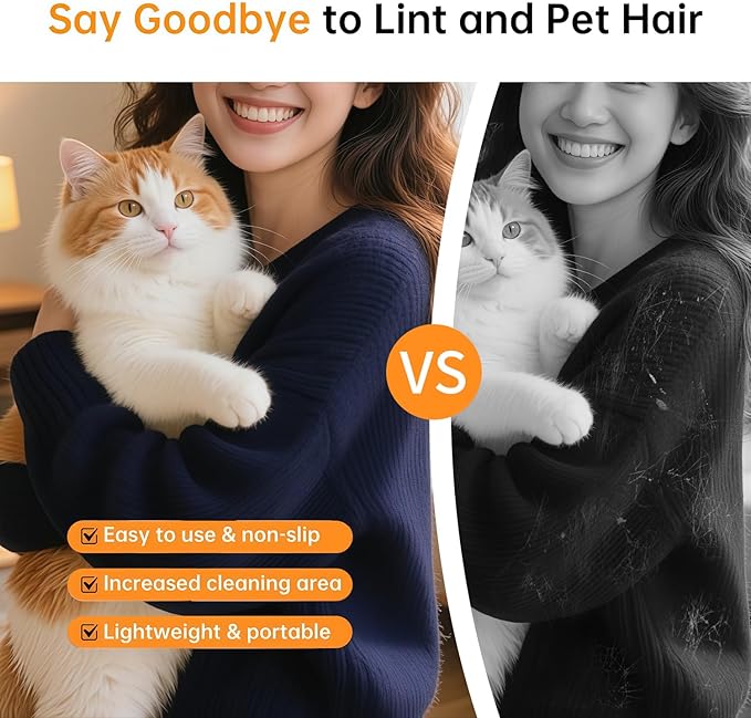 Pet Hair Removal Glove for Cats & Dogs Five-Finger Electrostatic Pet Hair Remover Glove for Clothing, Couch, Carpet, Furniture, Great Alternative to Pet Lint Roller