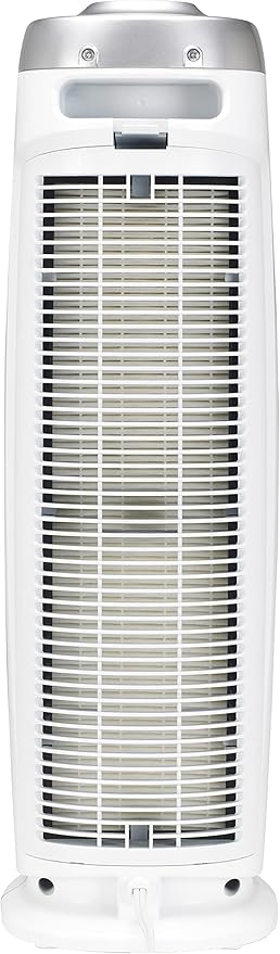 GermGuardian Air Purifier for Home with HEPA Pure Filter, for Wildfire Smoke, Pet Dander, Pollen, Odors, Large Rooms Up To 743 Sq. Ft., Removes 99.97% Pollutants, UV-C Light, 22", AC4825W, White
