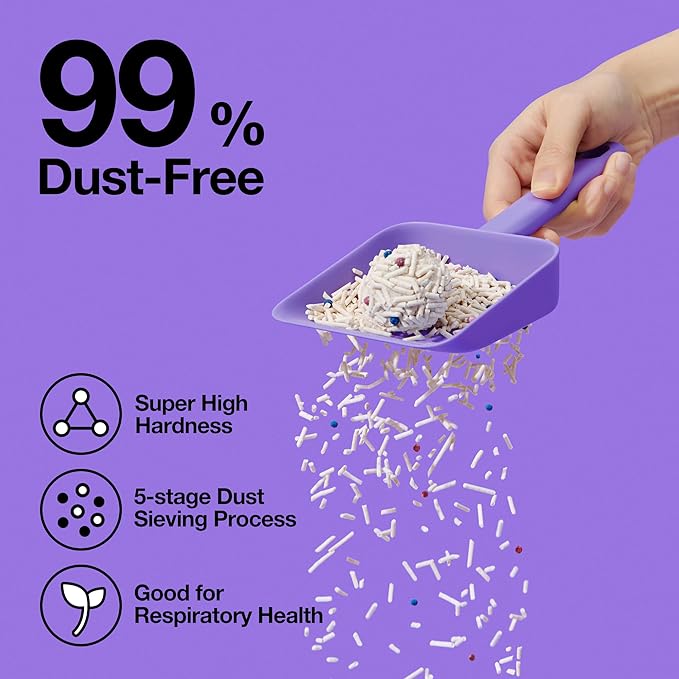 VETRESKA Tofu Cat Litter,Natural Kitty Litter Strong Clumping Flushable Cat Litter Pellets Ultra Absorbent,Odor Control,Dust-Free,Low Tracking Eco-Friendly Tofu Litter,Original(5.5lb×4bags)