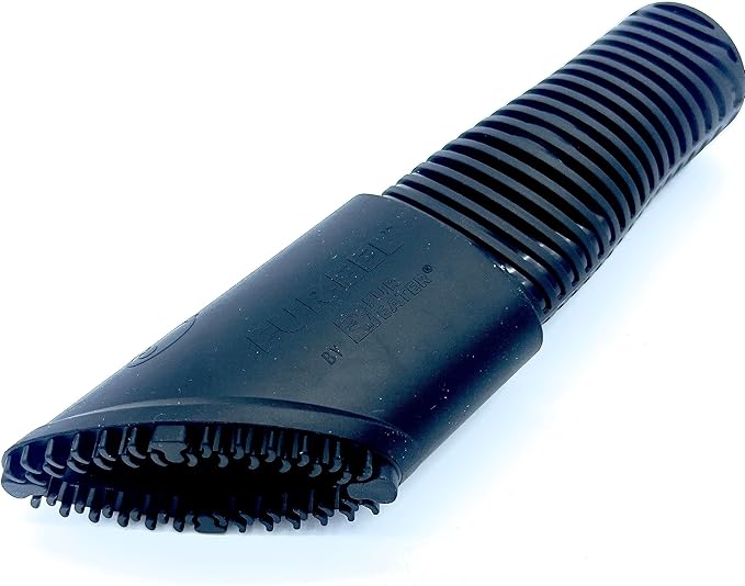 Buff Brite Pet Grooming Tool Fur-EEL FANG PRO Cat & Dog Hair Remover, Black
