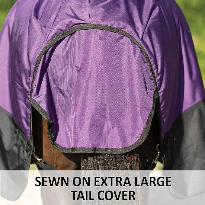 STORM SHIELD Contour Collar Extreme II Horse Turnout Blanket | Contour Collar | 1680D Durable Outer Fabric | Seam Sealed | Weather Protection | Winter Horse Blanket with Multiple Warmth Levels