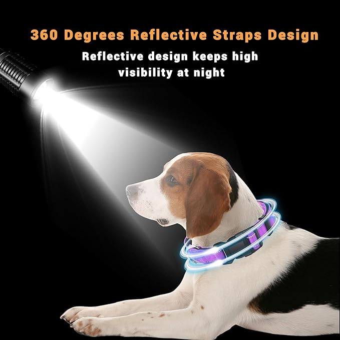 2 Pack Reflective Dog Collar with Safety Locking Buckle, Adjustable Soft Breathable Comfortable Nylon Pet Collar for Small, Medium and Large Dogs, Rosered, XL