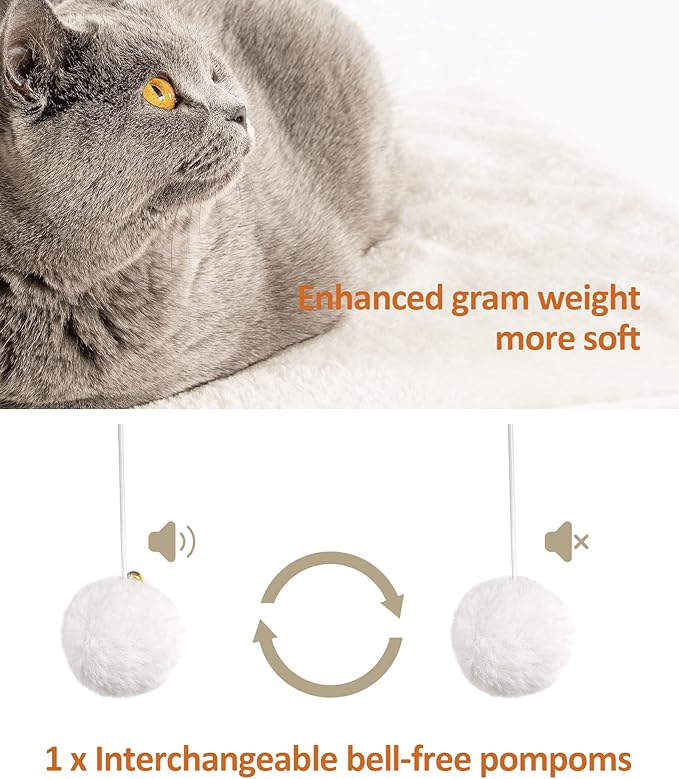 FourFurPets 26.7in Large Cat Tree Tower Condo, Cat Scratch Posts for Indoor Cats, Big Plate, Three 23.6in Full Sisal Scratching Posts, Greige