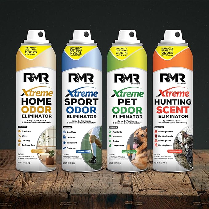 RMR Xtreme Pet Odor Eliminator Spray - Neutralize Strong Urine, Litter, Furniture, Crate, and Animal Smells, 15 Ounces, Unscented