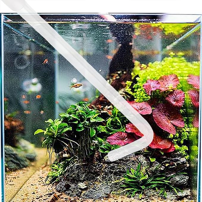 2 Set Manual Fish Tank Cleaning Tools with Extension Pipe and L Shaped Extension Pipe,30ml Aquarium Water Changer,28.9 Inches Siphon Dropper for Fish Bowl Waste Remover,Coral Feeder(Blue)