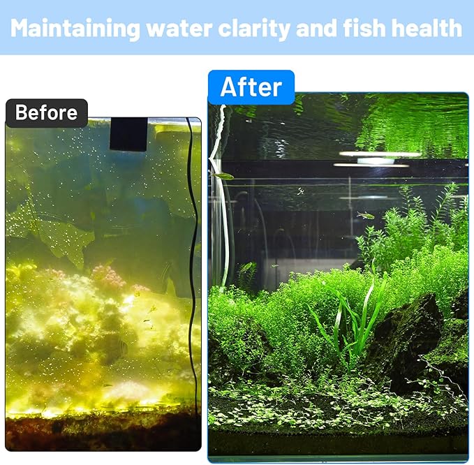 Aquarium Sponge Filter – Cut-to-Fit Filter Foam for Most Fish Tanks, Efficiently Traps Debris & Particles, Easy to Clean Prefilter Sponge for Aquarium, Dye-Free, 20x20x1 Inch, (50PPI)