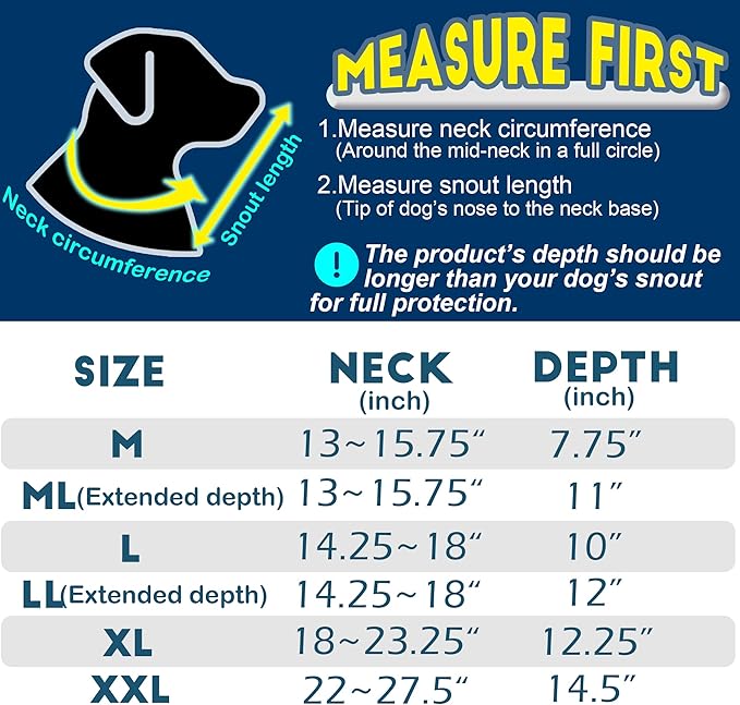 Soft Dog Cone Collar, Comfortable Pet Recovery Neck Collars After Surgery for Large Medium Dogs, Plastic Breathable Elizabethan Dog Head Circle Stop Licking, Adjustable Cones 20cm /8" Long (M Pink)