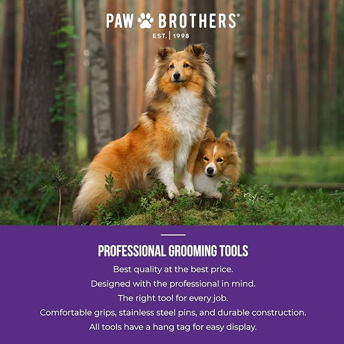 RYAN'S PET SUPPLIES Paw Brothers Small Medium Dog & Cat Nail Clipper Scissor and Trimmer, Easy to use, Toenail Claw, Professional Stainless Steel Blade Grooming Tool for Pets