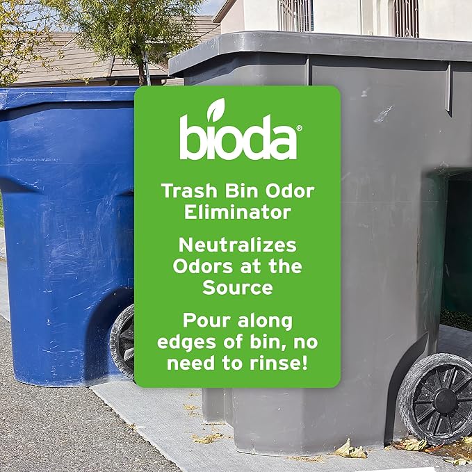 Bioda Multi-Purpose Probiotic Enzyme Cleaner and Deodorizer | Professional Strength | Trash Can Deodorizer, Pet Stains and Odors, Drains, Floors, Bathrooms, Toilets | Made in USA | 1 Gallon