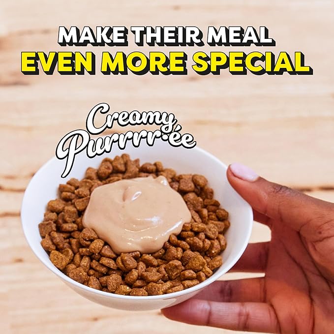 Temptations Creamy Puree Squeezable Lickable Wet Cat Treat with Cheese, 0.42 oz. Tubes, 16 Count