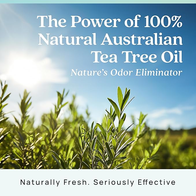 Azuna All-Natural Odor Remover Gel Refill Pouch | Air Purifier with Tea Tree Oil | Plant-Based & Long Lasting | For Pet Odors, Smoke & Strong Odors | Amalfi Breeze, 12 oz.