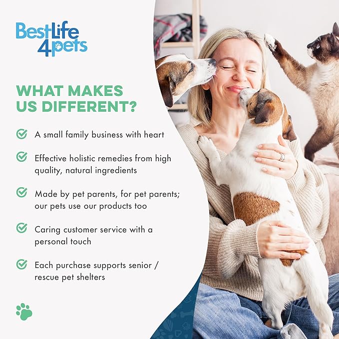 Walk-Easy Cat & Dog Joint Pain Relief, Effective Cat Pain Reliever, Anti Inflammatory & Natural Dog Hip and Joint Supplement Helps with Mobility, Limping, Hip Dysplasia and ACL Tear, 400 Small Pills