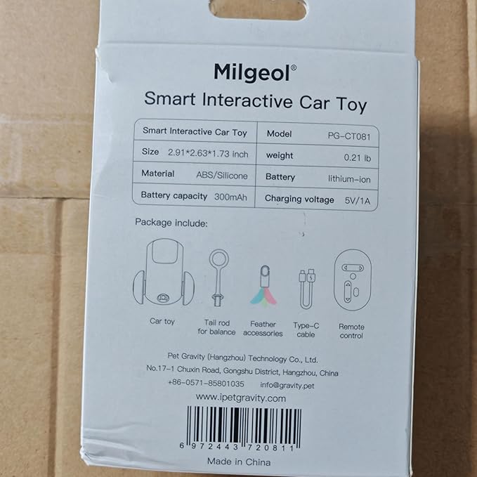 Turbo Tail 3.0 Interactive Cat Toy - Smart Remote Control Electric Mouse with Feathers, 3 Play Modes (Smart/Manual/Standby), Auto Obstacle Avoidance, Type-C, 8H Playtime - Orange (2 PCS)