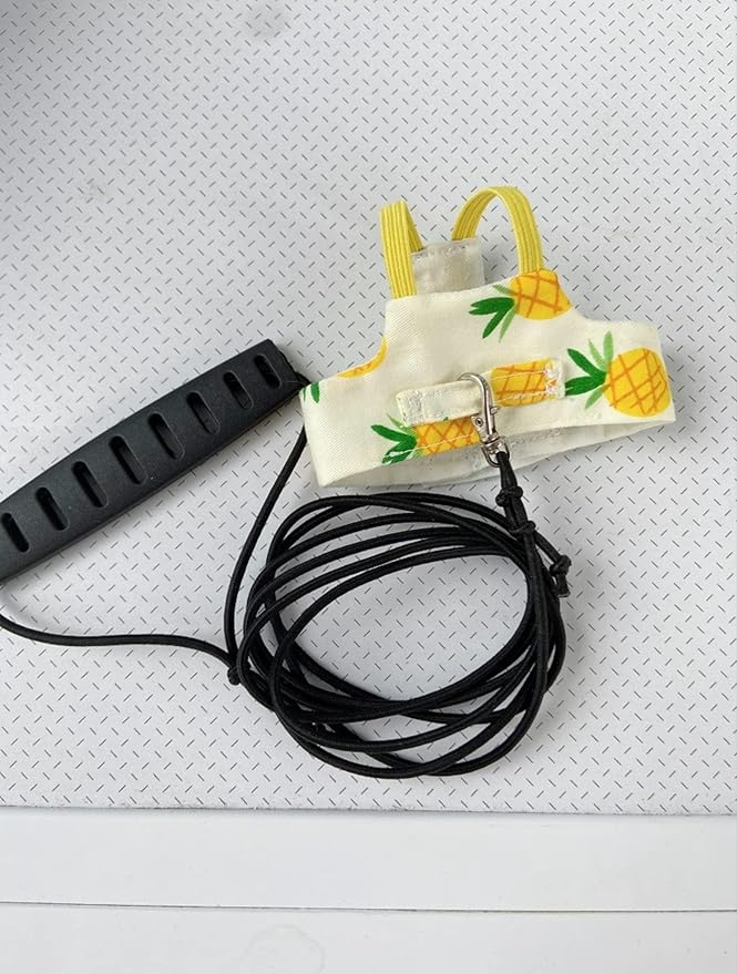 Bird Flight Harness Vest, Parrot Suit for Cockatiels Conures Budgies, Flying Clothes Rope and Handle Outdoor Activities Training