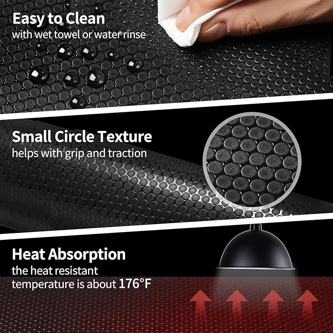 Reptile Mat 40 Gallon 1Pack 18x36, Bearded Dragon Tank Accessories, Terrarium Liner Bedding, Non-Adhesive Reptile Substrate Mat for Leopard Gecko, Snake, Lizard, Tortoise, Iguana Tank