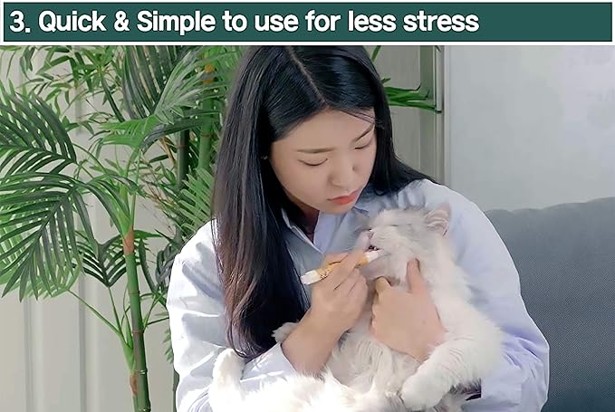 Cat Toothbrush & Toothpaste Kit – Flavor-Free Dental Gel for Cats – Finger Brush & Handle for Daily Oral Care – Plaque & Tartar Cleaning for Kittens and Adult Cats (2 Pack, 2 Count)