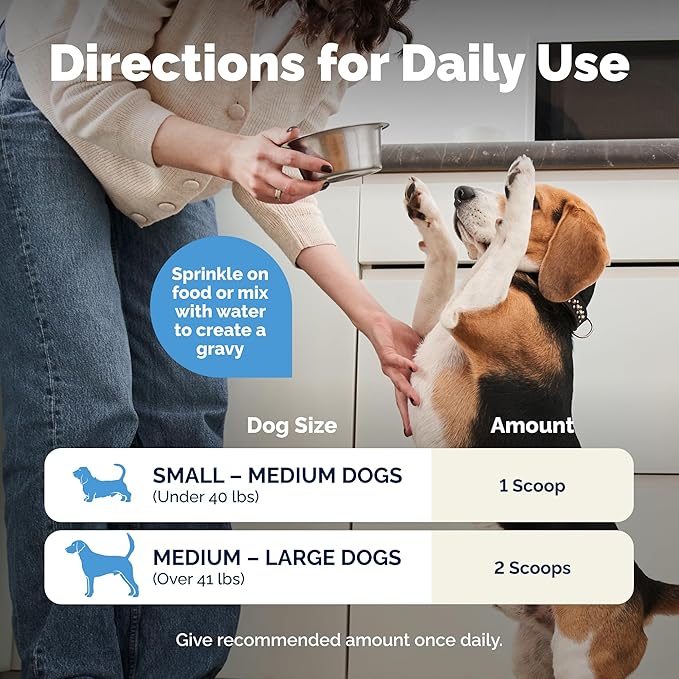 Vetnique Glandex Daily Probiotics for Dogs with Prebiotics to Support Gut Health with Fiber and Digestive Enzymes, Probiotic Chews or Powders (4.25oz Powder, Pork Powder)