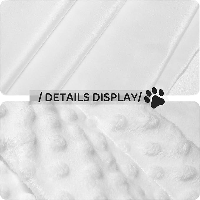 Waterproof Dog Blanket Soft Pet Blanket for Puppy Cat, Fleece Cat Throw Blankets for Furniture Bed Couch Sofa Reversible - Turquoise Light Blue