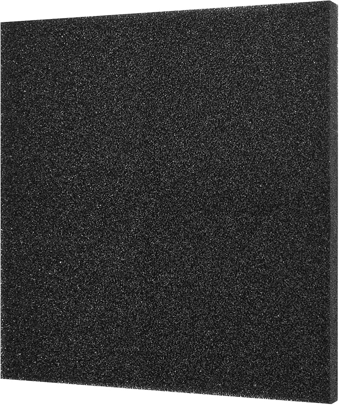 Aquarium Filter Sponge, Aquarium Filter Foam for Mechanical Filtration, Traps Large Debris & Filters Water, Cut to Fit Fish Tanks, Ponds, Turtle Tanks, Salt & Freshwater, 20x20x1 in, 20PPI