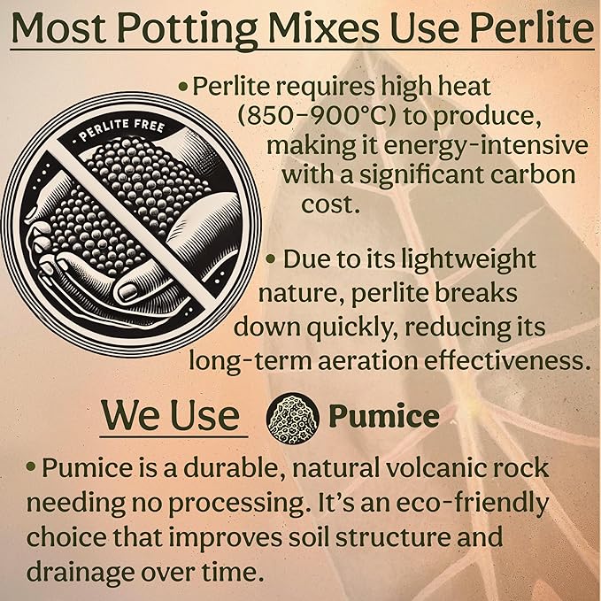 Craft Aroid Potting Mix- Elite Organic Alocasia, Philodendron, Monstera Soil Mix, Chunky, Well Draining Potting Soil for Indoor Plants, All Tropical Plants & Houseplants, Sustainable & Peat Free 1QT