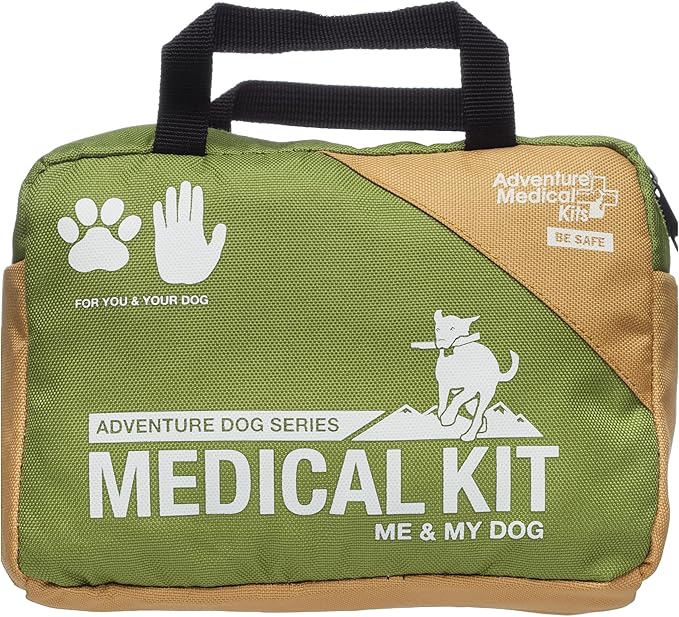 Adventure Medical Kits Me & My Dog Medical Kit - Human & Canine First Aid Essentials - Includes Cold Pack, SOL Emergency Blanket, Splinter Picker & More