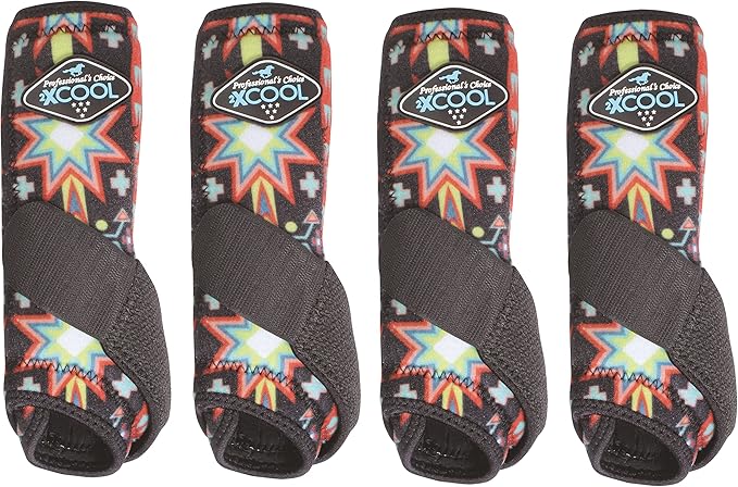 Professional's Choice 2XCOOL Sports Medicine Horse Boots | Protective & Breathable Design for Ultimate Comfort, Durability & Cooling in Active Horses | 2 Pack