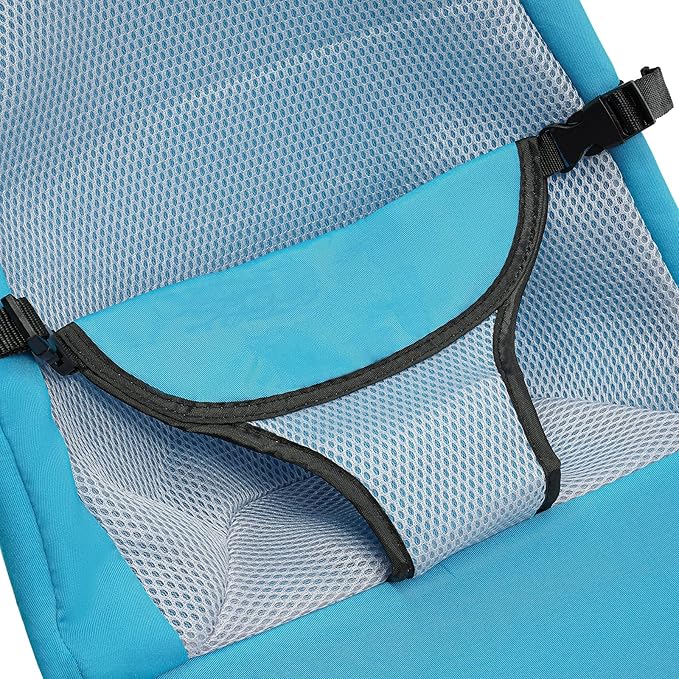 Pet Dog Cat Rocking Chair, Portable Foldable Pet Rocker Bed 3-Level Height Adjustable Small Pet Rocker Summer Breathable Pet Rocker Sofa Bed Dog Cats Rocker Beds for Pets Under 33lbs Blue